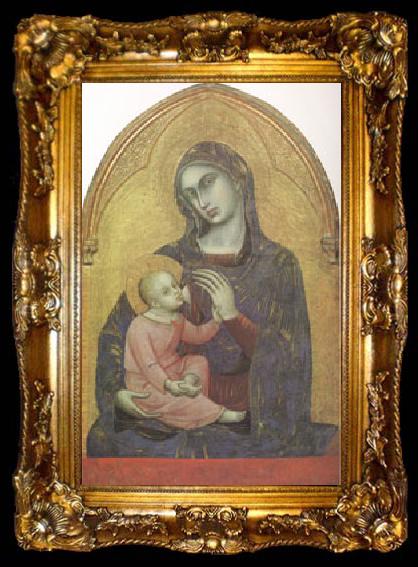framed  Barnaba Da Modena Virgin and Child (mk05), ta009-2