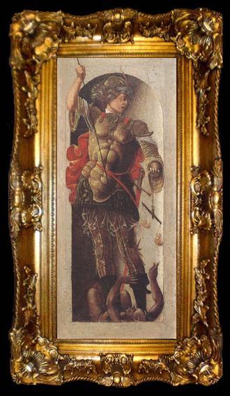 framed  Ercole de Roberti ercMichael (mk05), ta009-2