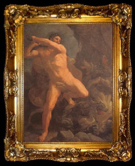 framed  Guido Reni Hercules Vanquishing the Hydra (mk05), ta009-2