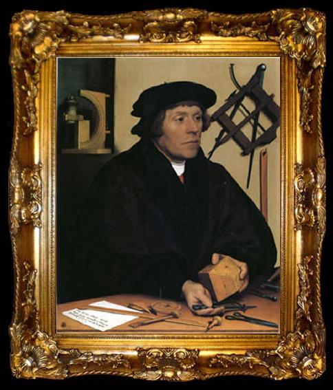 framed  Hans Holbein Nicholas Kratzer (mk05), ta009-2