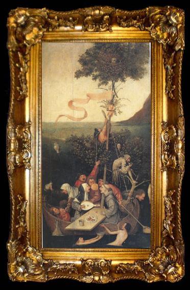framed  Heronymus Bosch The Ship of Fools (mk05), ta009-2