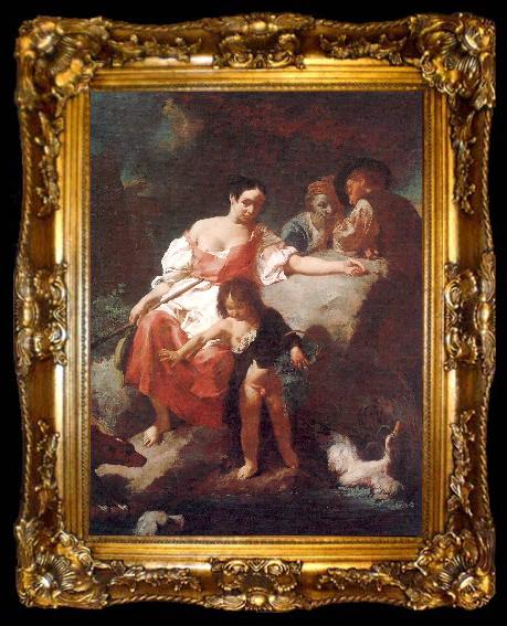 framed  PIAZZETTA, Giovanni Battista Pastoral Scene, ta009-2