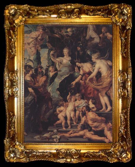 framed  Peter Paul Rubens The Felicity of the Regency of Marie de