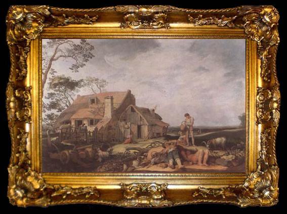 framed  BLOEMAERT, Abraham Landscape with Peasants Resting (mk08), ta009-2