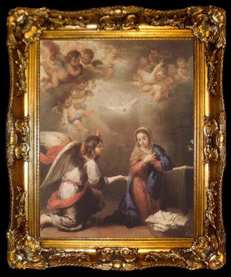 framed  Bartolome Esteban Murillo Annunciation (mk08), ta009-2