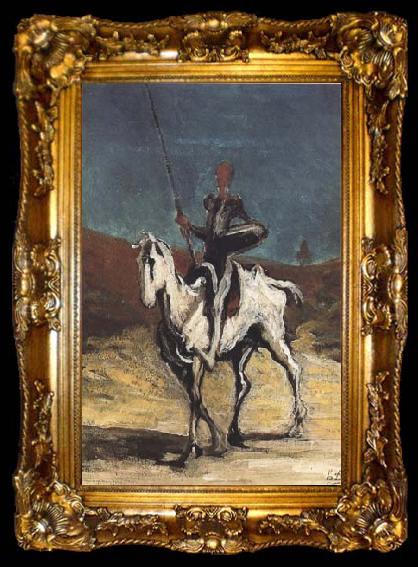 framed  Honore  Daumier Don Quixote (mk09), ta009-2