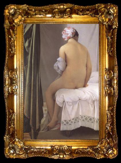 framed  Jean Auguste Dominique Ingres The Bather of Valpincon (mk05), ta009-2