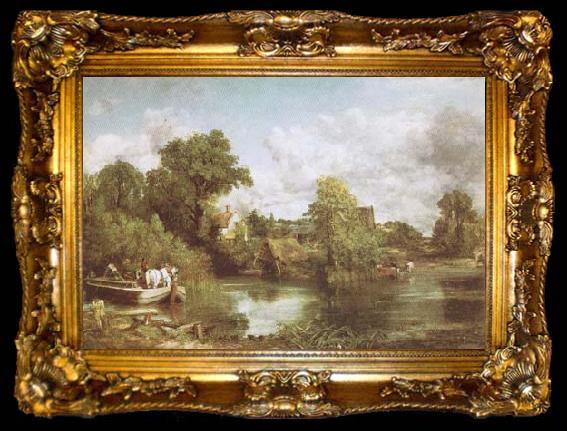 framed  John Constable The White Horse (mk09), ta009-2