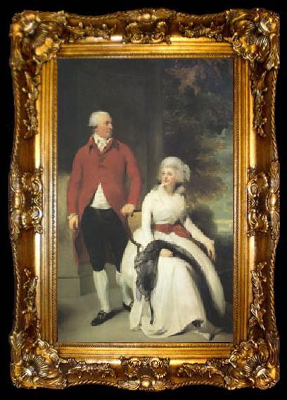 framed  LAWRENCE, Sir Thomas Mr.and Mrs.John Julius Angerstein (mk05), ta009-2