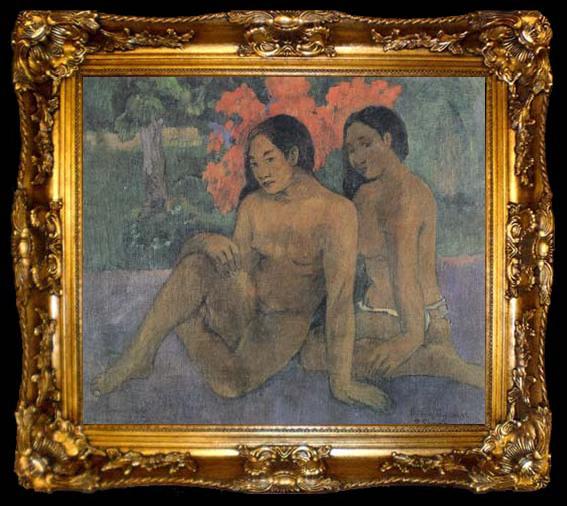 framed  Paul Gauguin And the Gold of Their Bodies (mk07), ta009-2