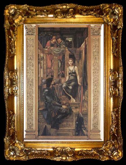 framed  Sir Edward Coley Burne-Jones King Cophetu and the Beggar Maid (mk09), ta009-2