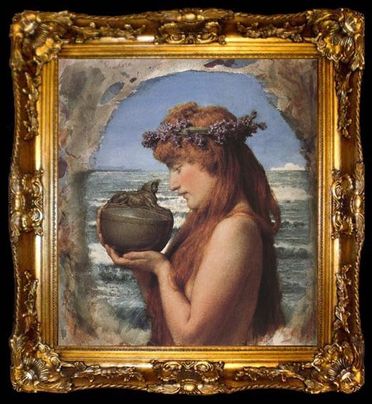 framed  Alma-Tadema, Sir Lawrence Pandora (mk23), ta009-2