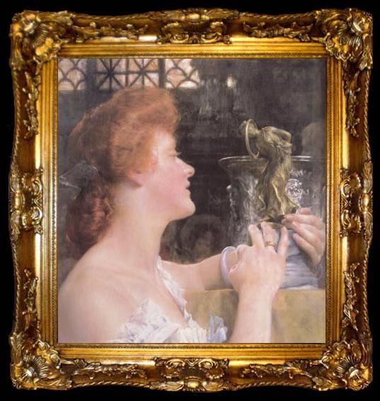 framed  Alma-Tadema, Sir Lawrence The Golden Hour (mk23), ta009-2