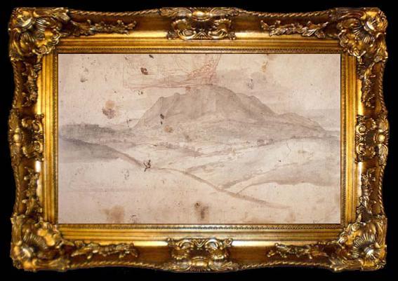 framed  Claude Lorrain Mount Soratte (mk17), ta009-2