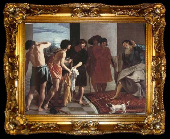 framed  Diego Velazquez Jacob recevant la Tunique de Joseph (df02), ta009-2