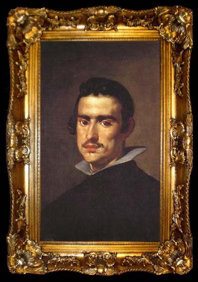 framed  Diego Velazquez Portrait de jeune homme (Autoportrait) (df02), ta009-2