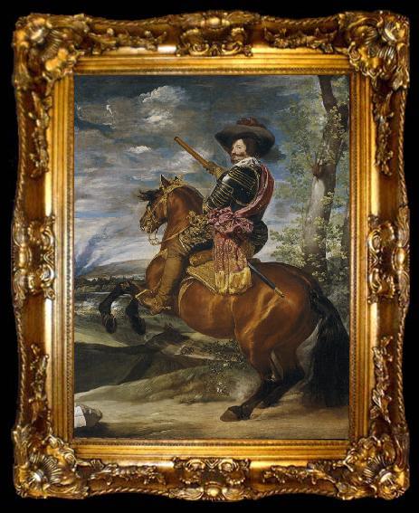 framed  Diego Velazquez Count-Duke of Olivares on Horseback (df01), ta009-2