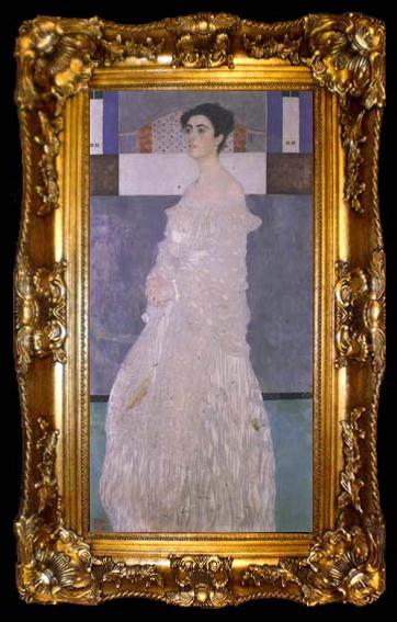 framed  Gustav Klimt Portrait of Margaret Stonborough-Wittgenstein (mk20), ta009-2