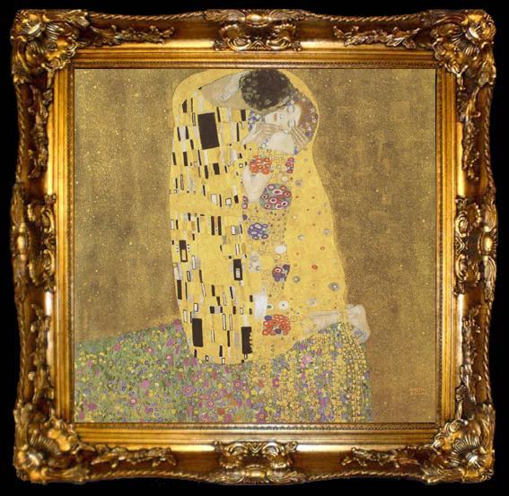 framed  Gustav Klimt The Kiss (mk12), ta009-2