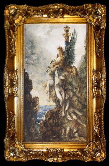 framed  Gustave Moreau The Sphinx (mk19), ta009-2