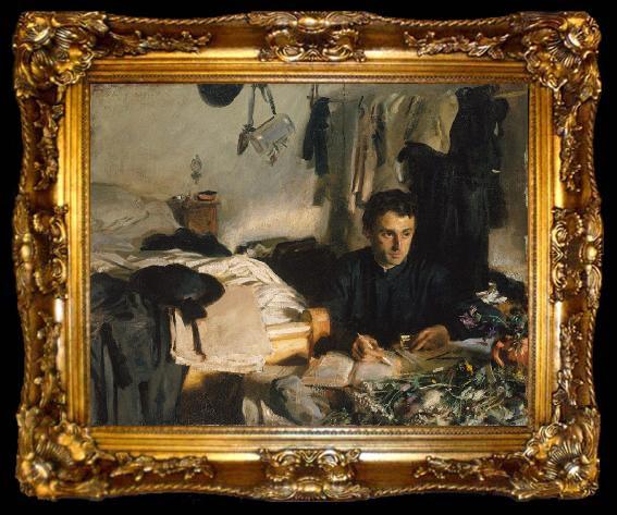framed  John Singer Sargent Padre Sebastiano (mk18), ta009-2