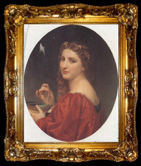 framed  Adolphe William Bouguereau Marguerite (mk26), ta009-2