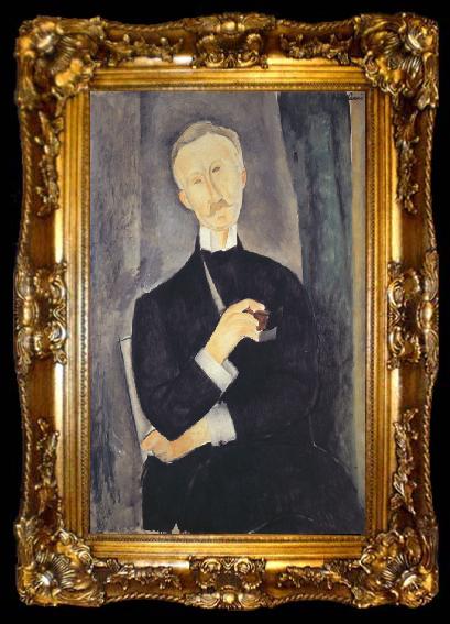 framed  Amedeo Modigliani Roger Dutilleul (mk39), ta009-2