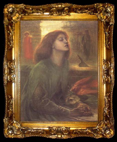 framed  Dante Gabriel Rossetti Beata Beatrix (mk28), ta009-2