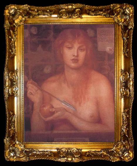 framed  Dante Gabriel Rossetti Study for Venus Verticordia (mk28), ta009-2