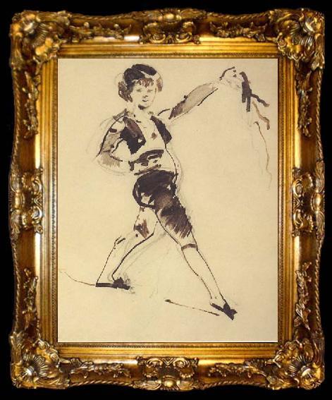 framed  Edouard Manet Jeune femme en costume de toreador (mk40), ta009-2