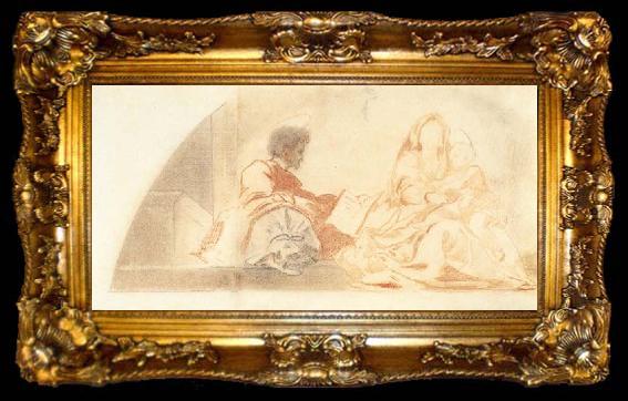 framed  Edouard Manet Madonna del Sacco,d