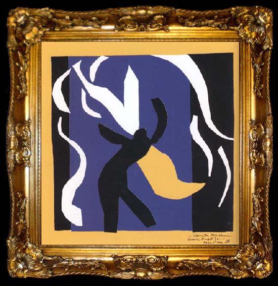 framed  Henri Matisse Design for Backdrop of 