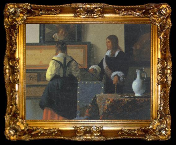 framed  Jan Vermeer Johannes Vermeer (mk30), ta009-2