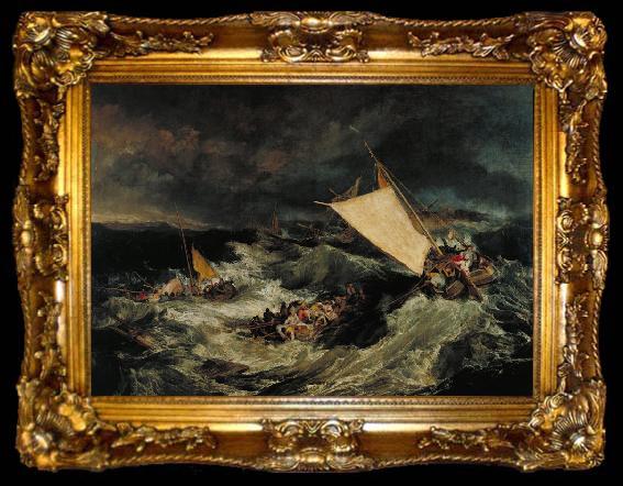 framed  Joseph Mallord William Turner The Shipwreck (mk31), ta009-2