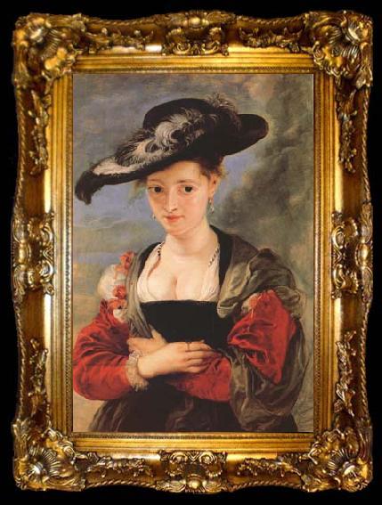 framed  Peter Paul Rubens Portrait of Susanna Fourment (