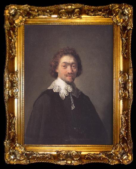 framed  REMBRANDT Harmenszoon van Rijn Portrait fo Maurits Huygens (mk33), ta009-2