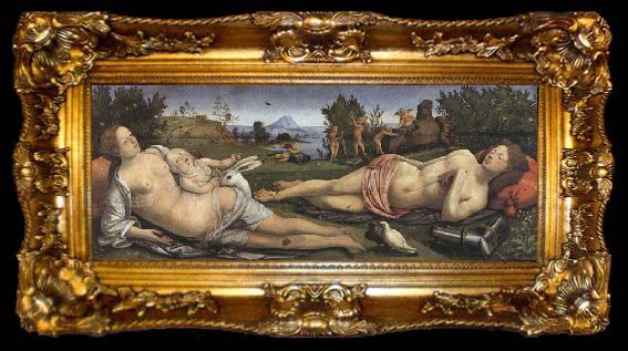 framed  Sandro Botticelli Piero di Cosimo,Venus and Mars (mk36), ta009-2