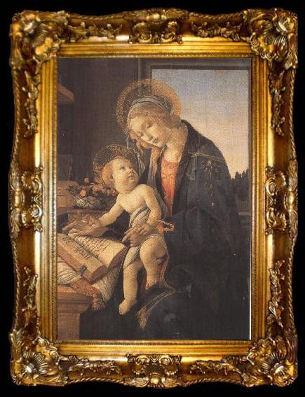 framed  Sandro Botticelli Madonna and child or Madonna of the Bood (mk36), ta009-2