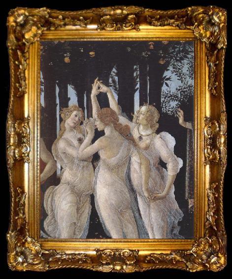 framed  Sandro Botticelli La Primavera (mk39), ta009-2