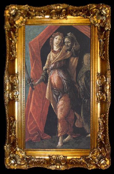 framed  Sandro Botticelli Judith with the Head of Holofernes (mk36), ta009-2