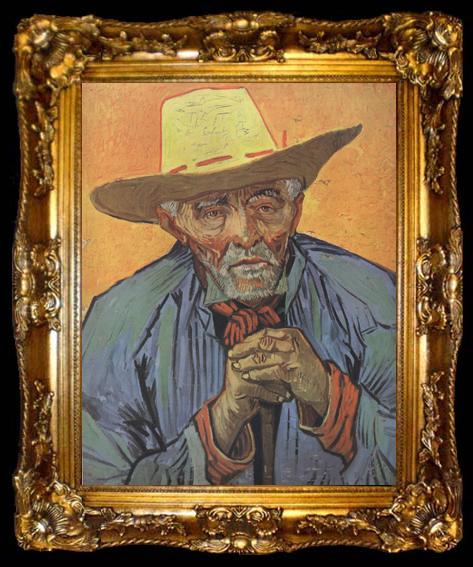 framed  Vincent Van Gogh Portrait of Patience Escalier (nn04), ta009-2