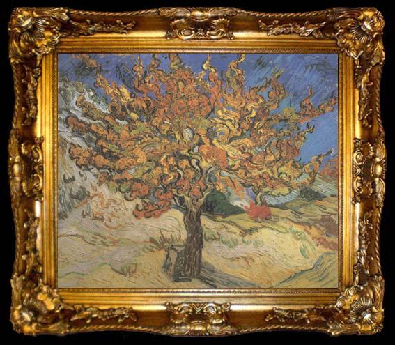 framed  Vincent Van Gogh The Mulberry Tree (nn04), ta009-2
