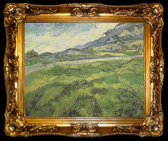framed  Vincent Van Gogh Marguerite Gachet in the Garden (nn04), ta009-2