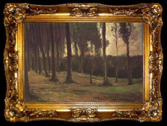 framed  Vincent Van Gogh Edge of a wood (nn04), ta009-2