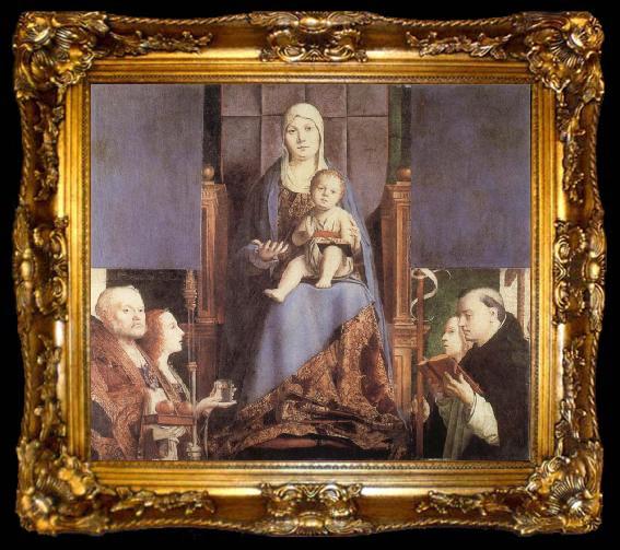 framed  Antonello da Messina Sacra Conversazione, ta009-2