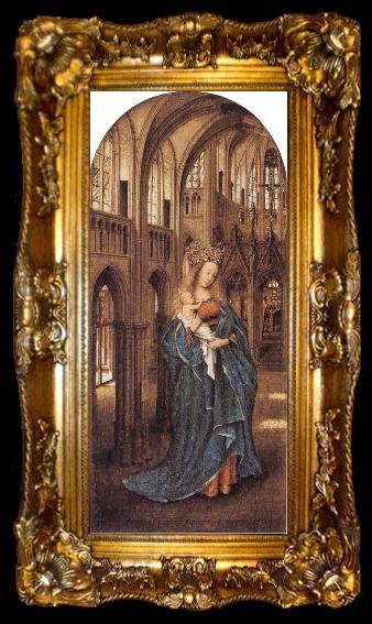 framed  EYCK, Jan van Madonna in a Church, ta009-2
