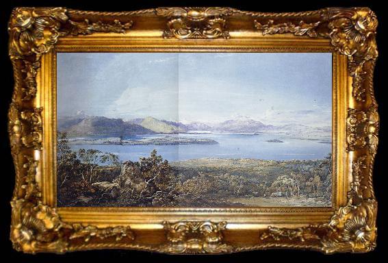 framed  Francis Oliver Finch View of Loch Lomond, ta009-2