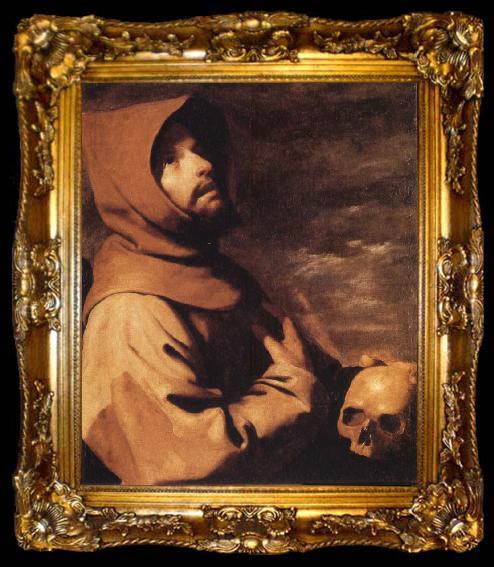 framed  Francisco de Zurbaran The Ecstacy of St Francis, ta009-2