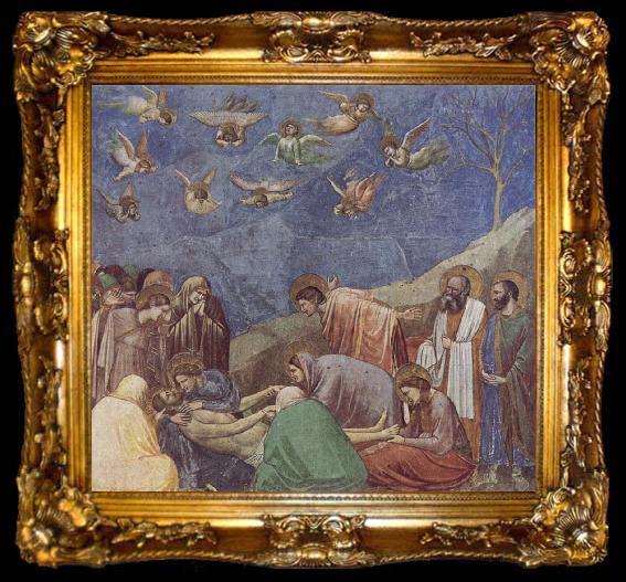 framed  GIOTTO di Bondone The Lamentation of Christ, ta009-2