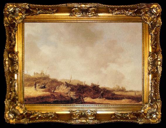 framed  Jan van Goyen Landscape with Dune, ta009-2